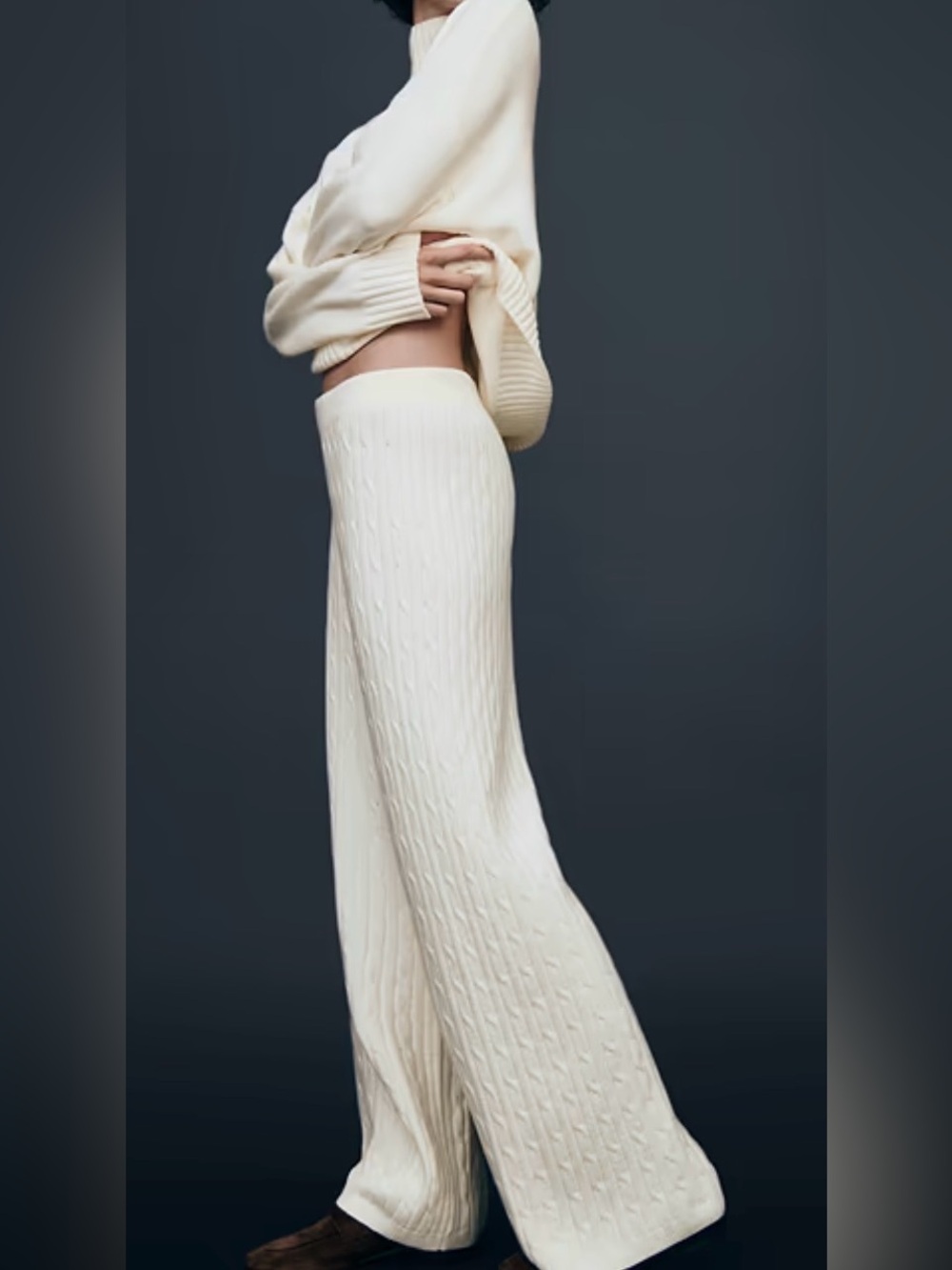 Gap NWT CashSoft Cable-Knit Sweater AND Pants. (Mix45)